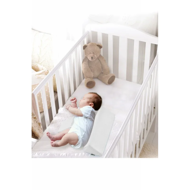 Подушка для младенцев с защитой от перекручивания BabyJem Side Slee White