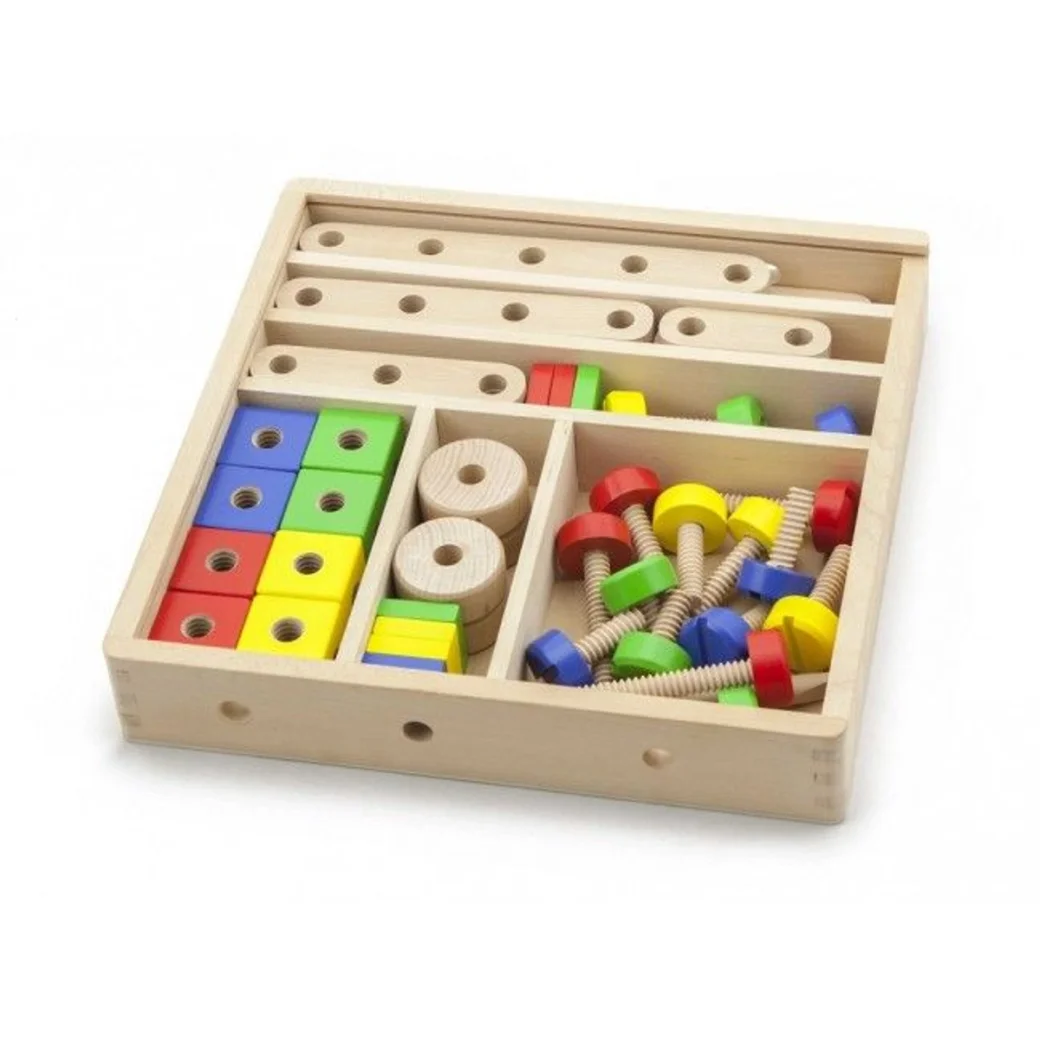 Constructor din lemn cu 53 elem.