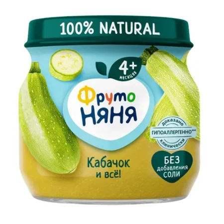 ФрутоНяня piure de dovlecel (4 luni+) 80 gr.