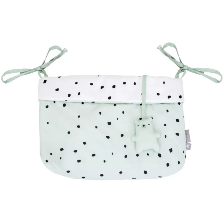 Organizator pentru scutece si accesorii KikkaBoo Bear with me Mint foto