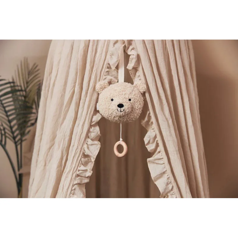 Винтажный балдахин Jollein Ruffle Nougat, 155 см foto