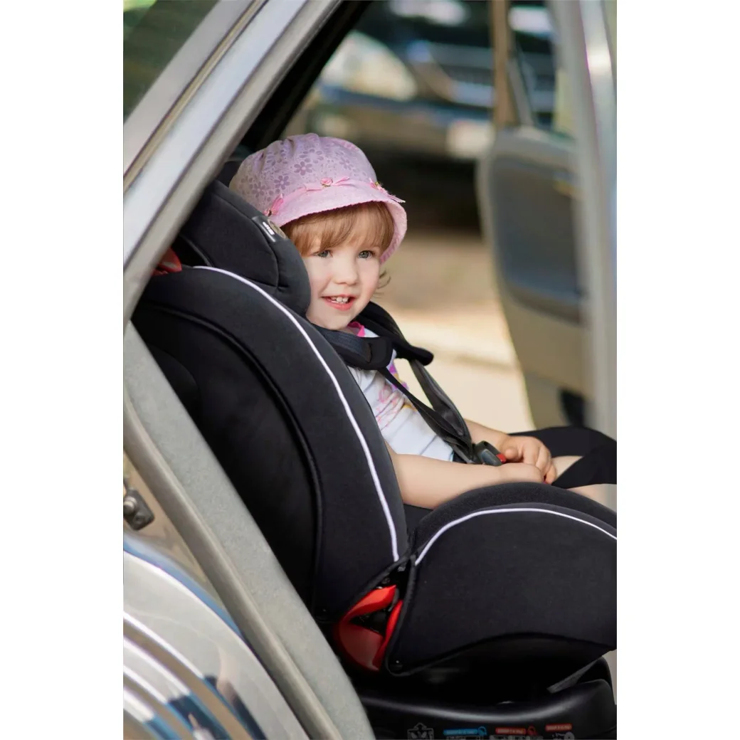 Scaun auto rotativ BabyGo Fixleg 360 Black, 0-25 kg foto