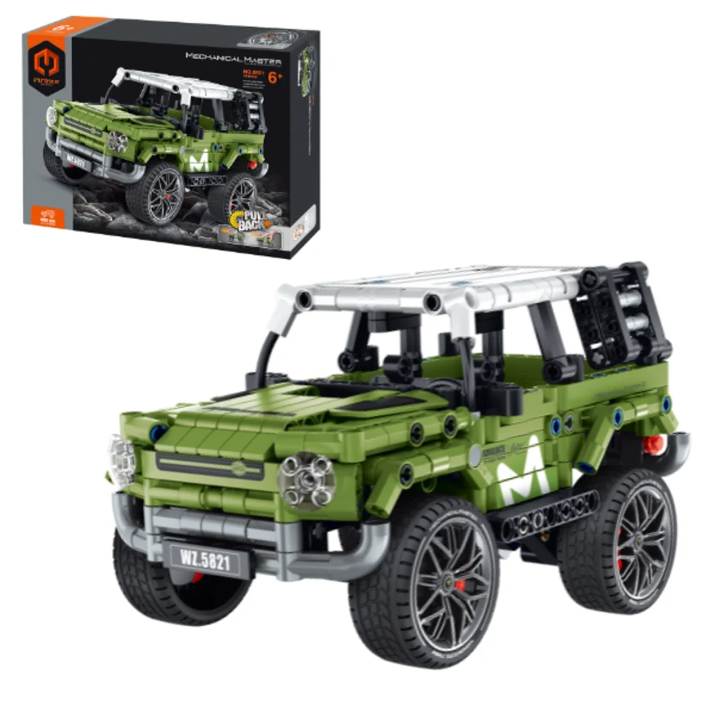 Set de construcție iM Master Mechanical Master „Pickup”, cu inerție, 474 piese