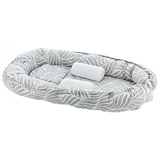 BABYJEM Saltea reductor BabyNest Between parents Blue Clover