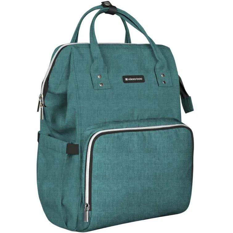 Geanta pentru mame KikkaBoo Siena Dark Mint foto