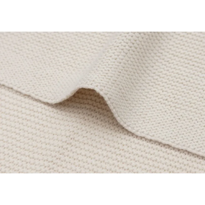 Paturica Jollein Basic Knit Oatmeal, 75x100 cm