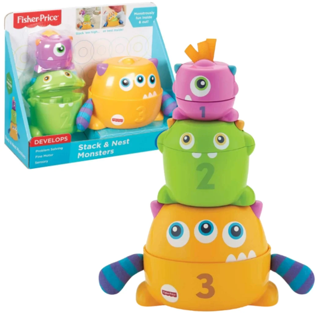 Piramida 2 in 1 "Monstri"
