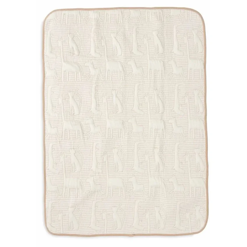 Плед Jollein Jungle Jambo Biscuit/Oatmeal, 75x100 см