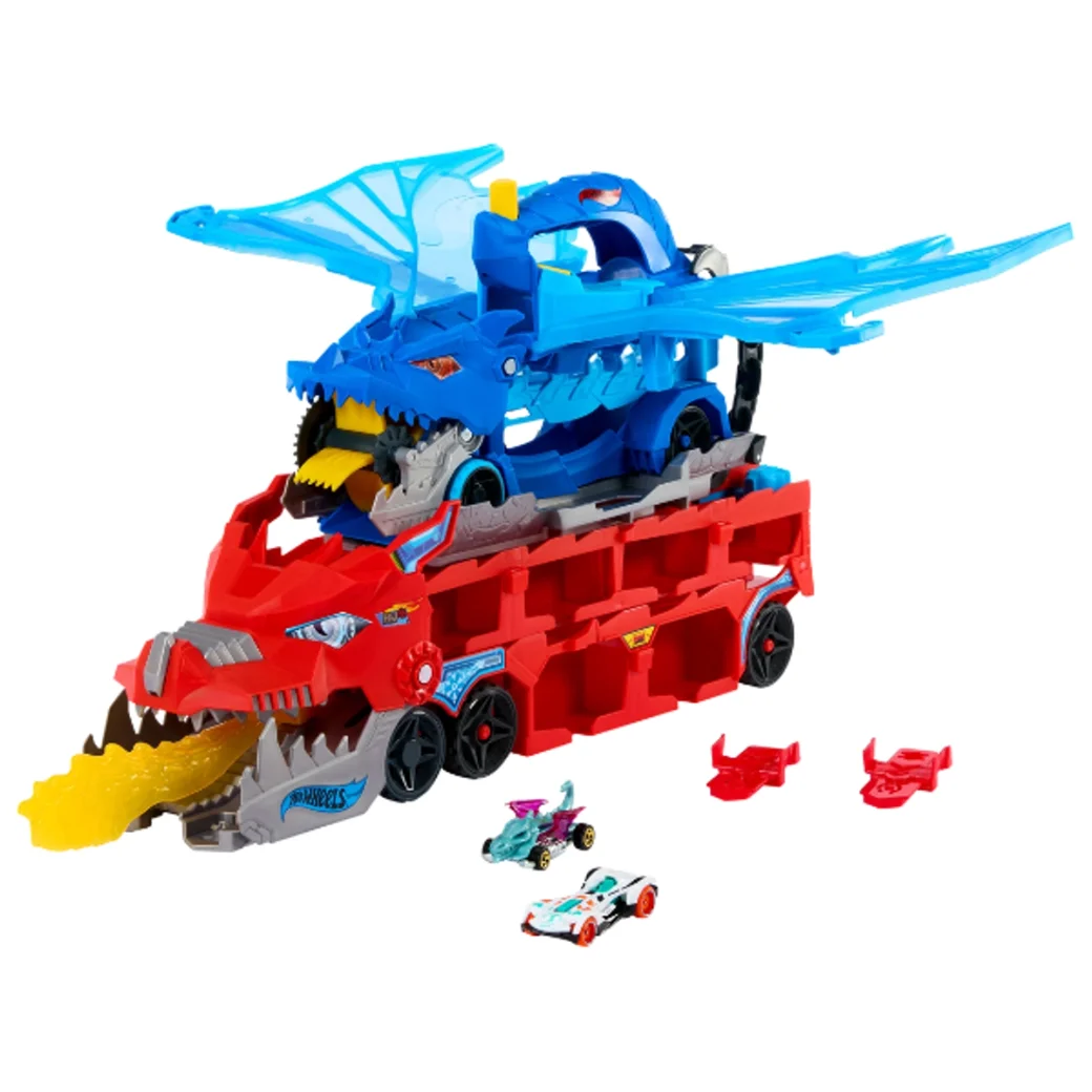Hot Wheels Игровой набор "Двойной дракон-транспортёр"