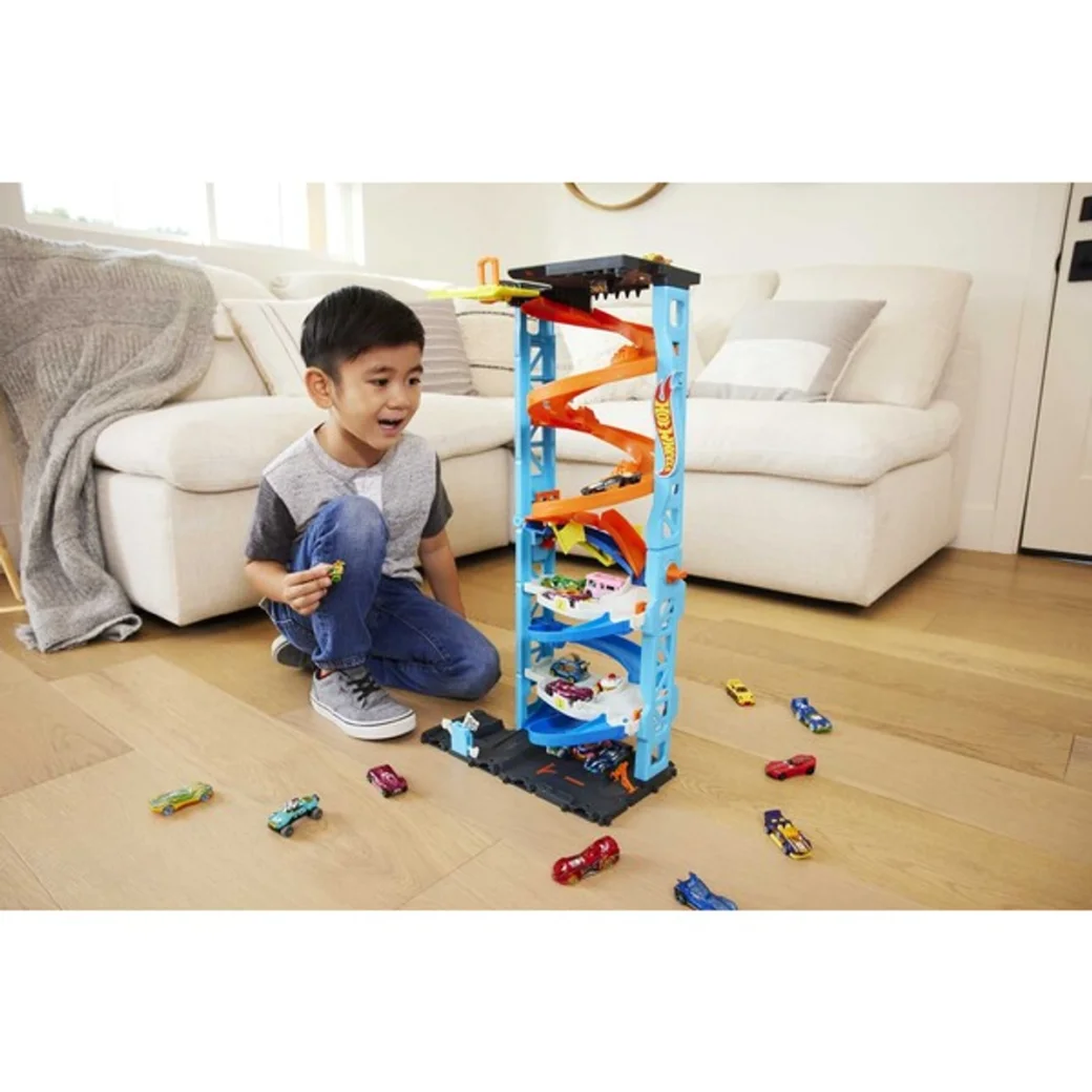 Hot Wheels Set de joc "Turn-transformer de curse urbane"
