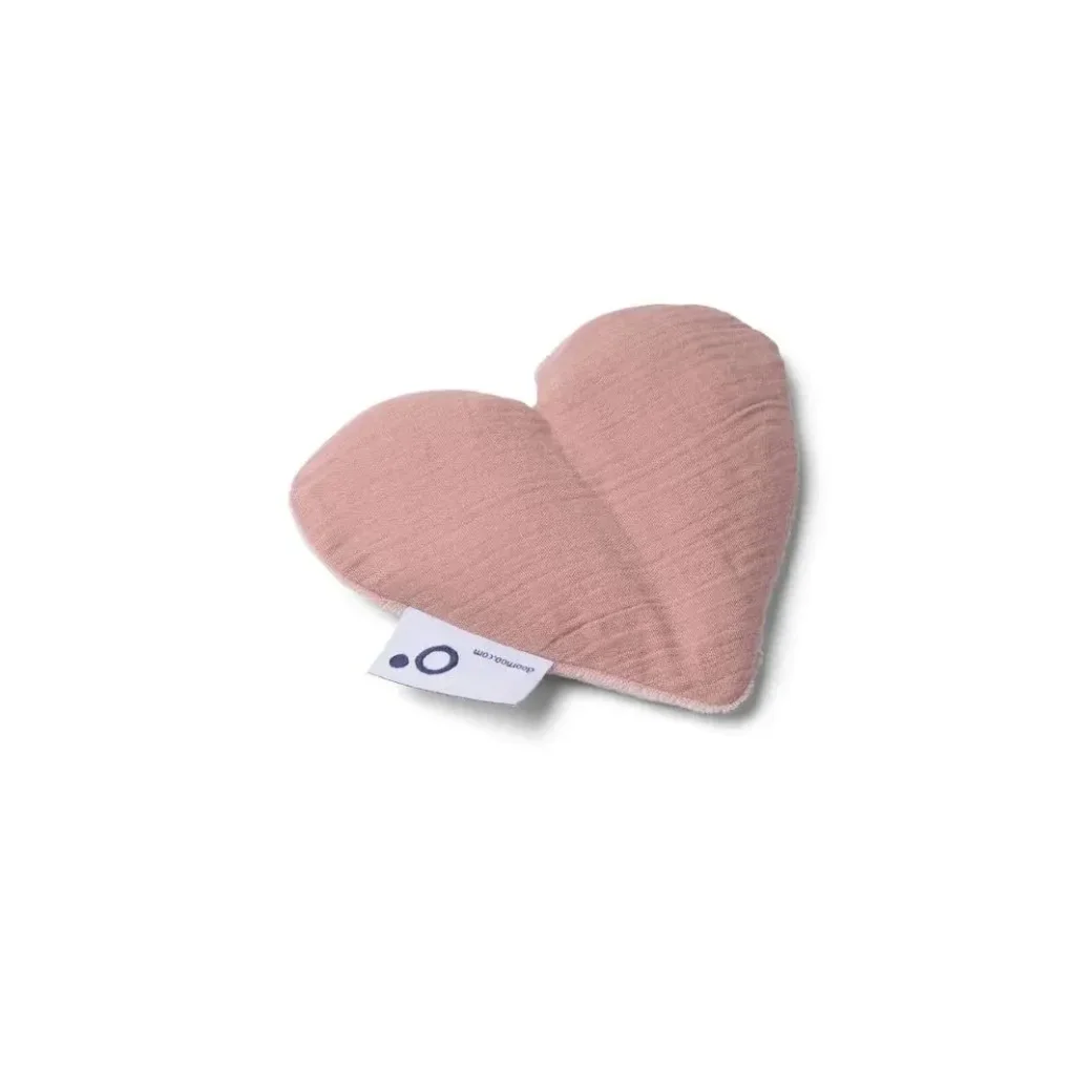 Антиколиковая термоподушка Doomoo Love Pink из органического хлопка с натуральными косточками foto