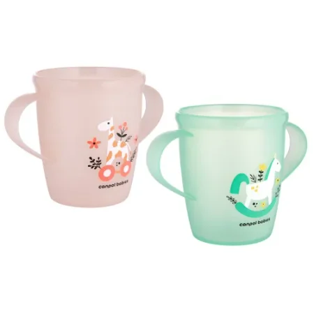 canpol 2/101 cană cu mânere "toys" (250 ml.) în sort.