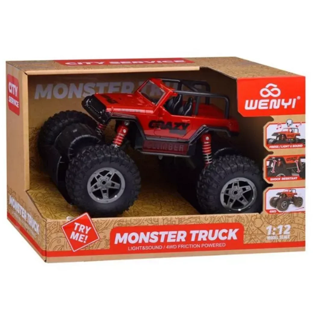 1:12 Jeep cu fricțiune (lumini /sunete)