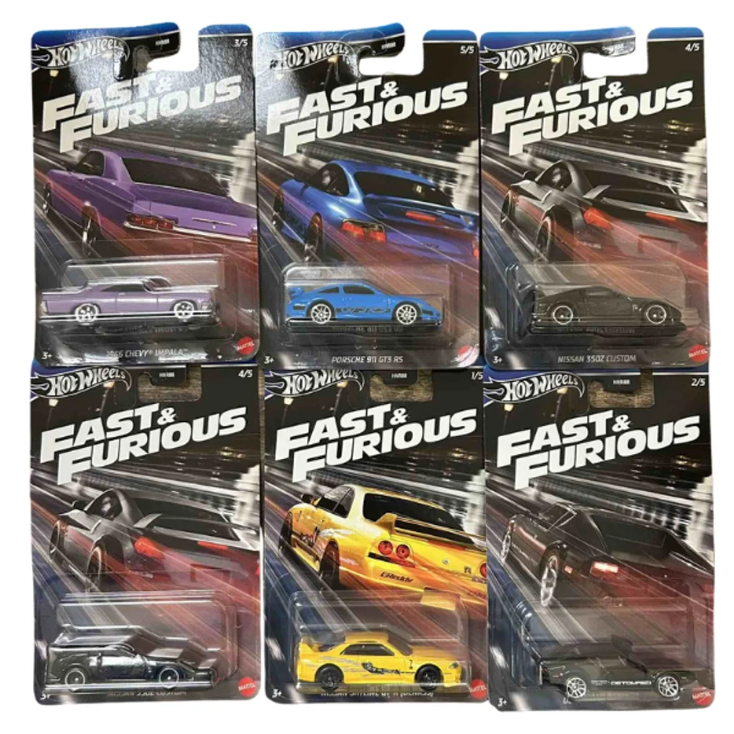 Hot Wheels Mașina din colecția Fast & Furios 5 modele