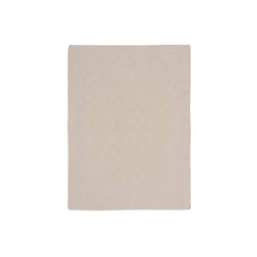 Paturica Jollein Check Knit Oatmeal, 75x100 cm