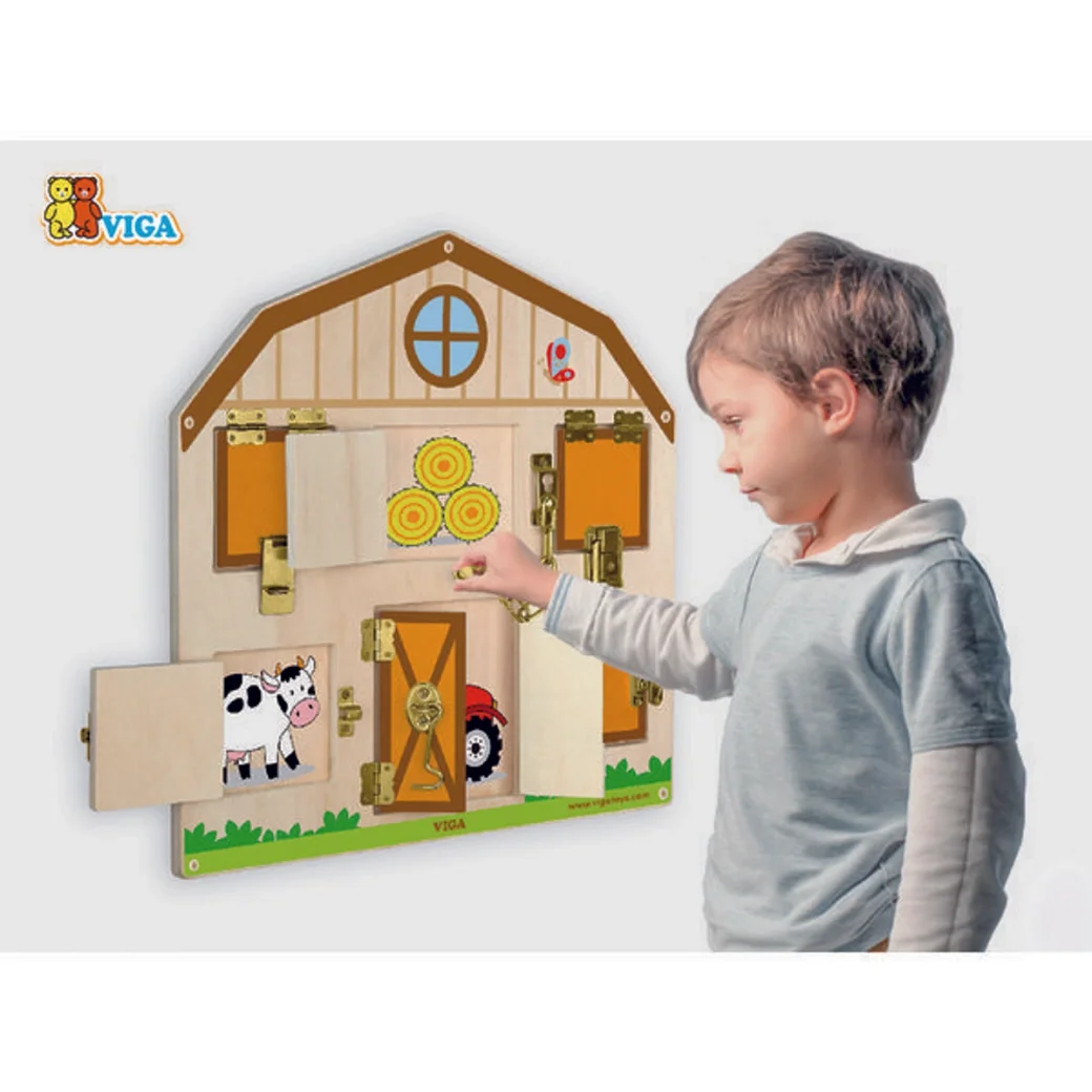 Busyboard (perete) - „Deschide lacătul”
