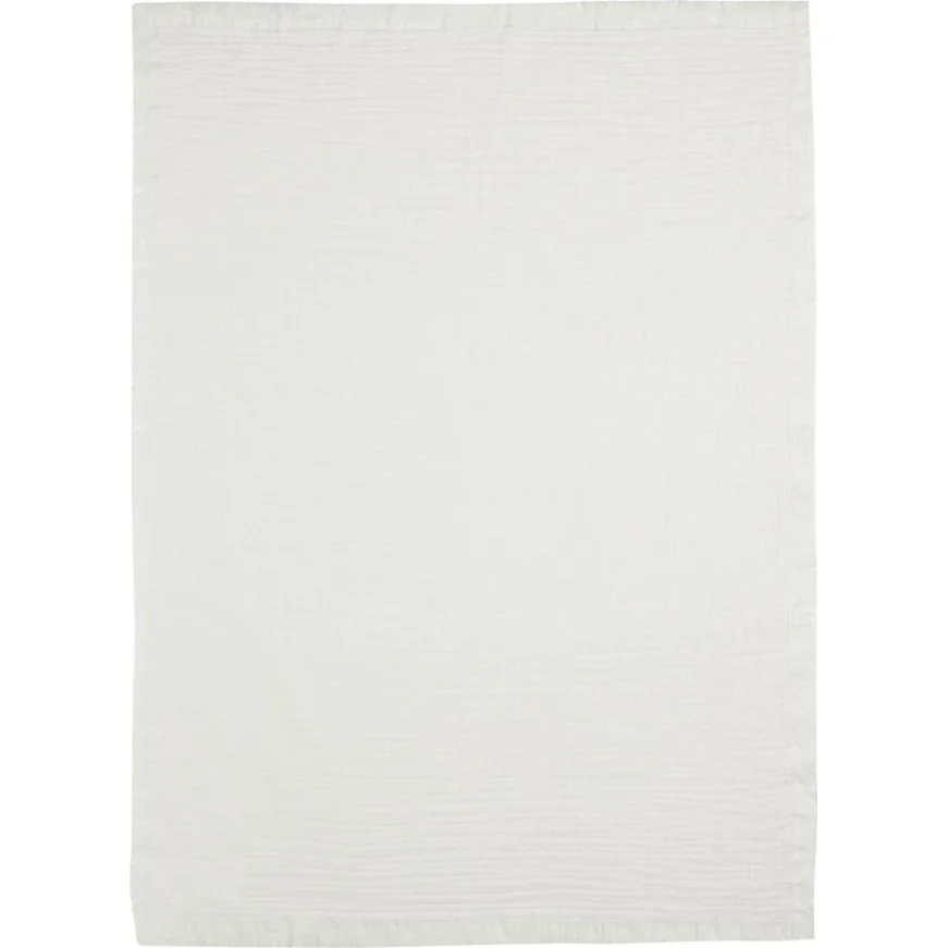 Одеяло Jollein Muslin Fringe Ivory, 75x100 см