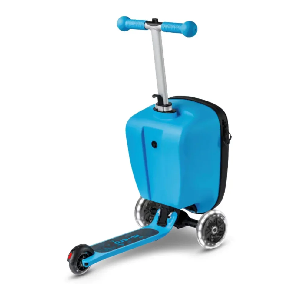 Самокат Micro Luggage Junior Patch & Play Blue foto