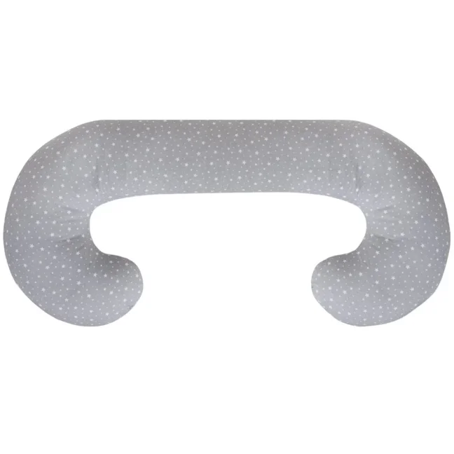 Perna pentru maternitate Ceba Baby Physio Duo Jersey Grey Stars, 300 cm