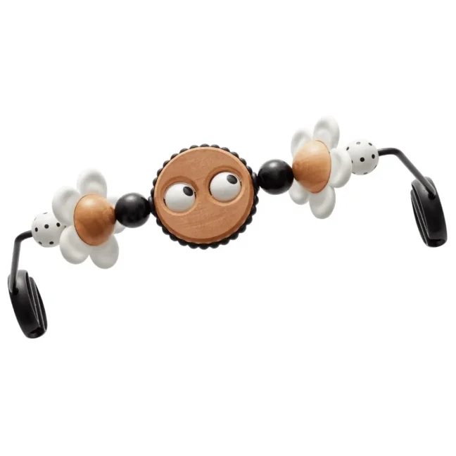 Bara de jucarii pentru balansoarele BabyBjorn Googly eyes Black/White