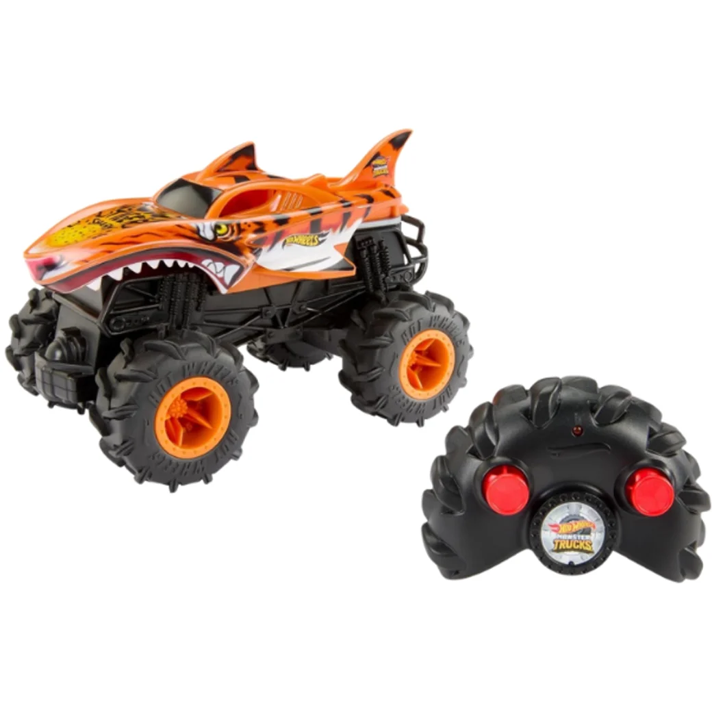 Hot Wheels Monster Truck 1:24 "Rechinul Tigru de Neoprit"