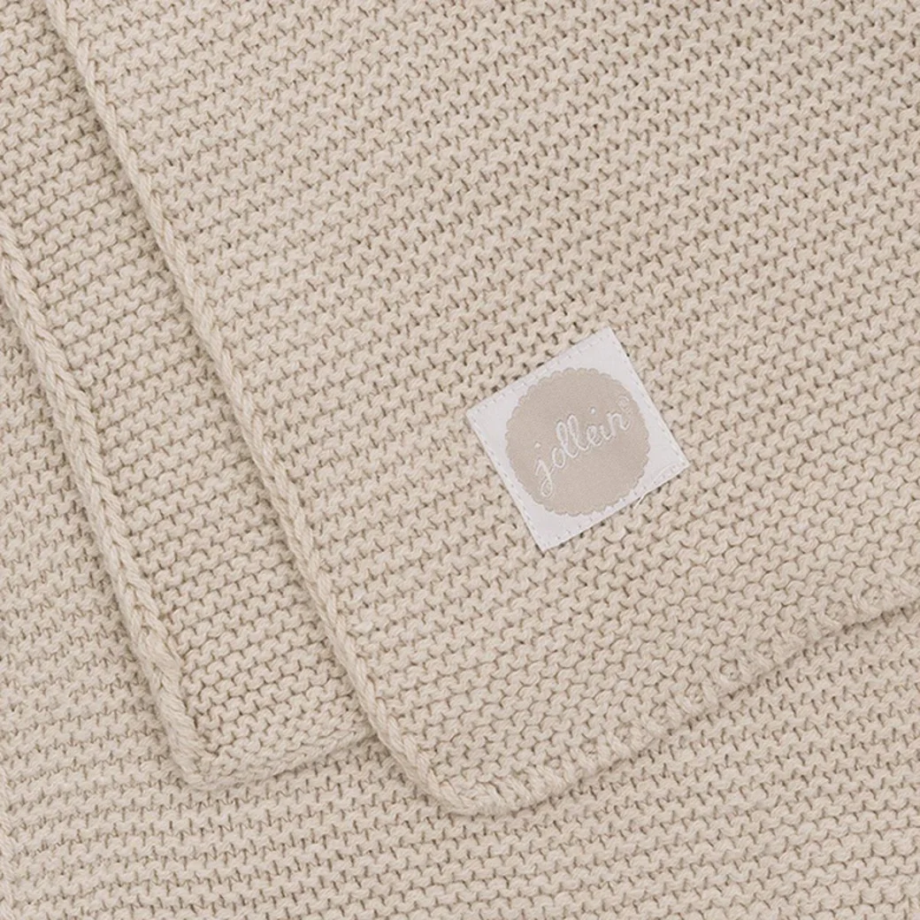 Paturica Jollein Basic Knit Nougat, 100x150 cm