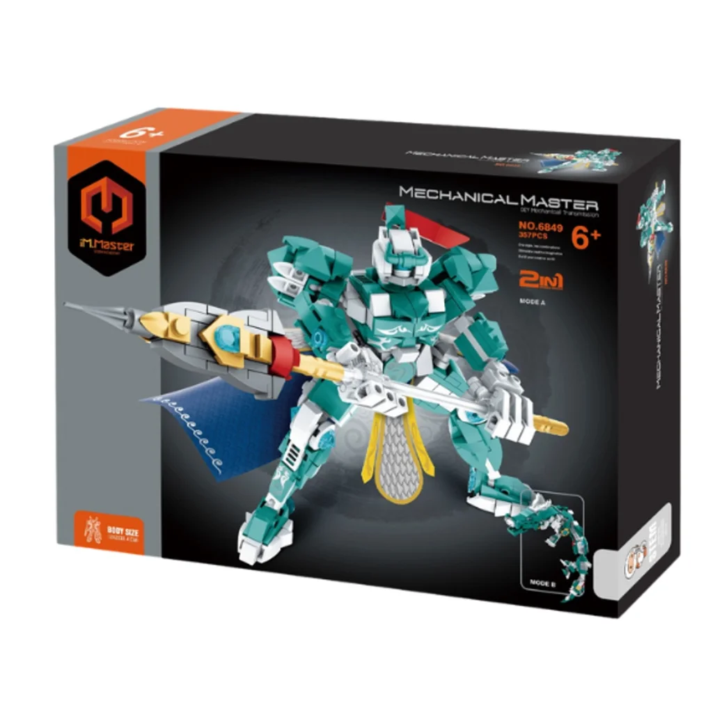 Set de construcție 2 în 1 iM Master Mechanical Master „Cei Cinci Generali Tigri: Zhao Yun”, 357 piese