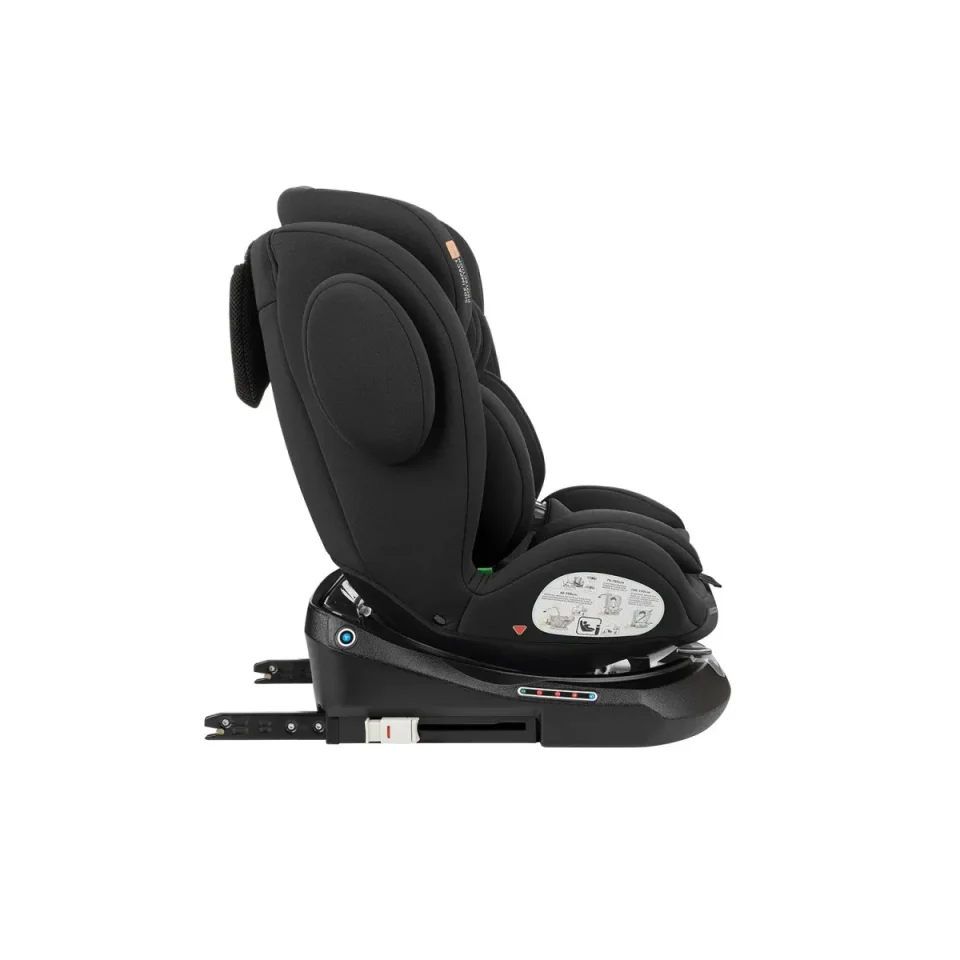 Scaun auto rotativ cu isofix KikkaBoo i-Felix Black, 40-150 cm foto