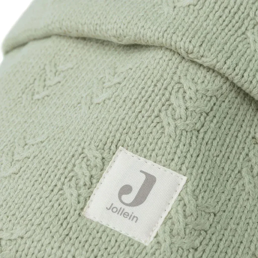 Cosulet de depozitare Jollein Grain Knit Verde Olive foto