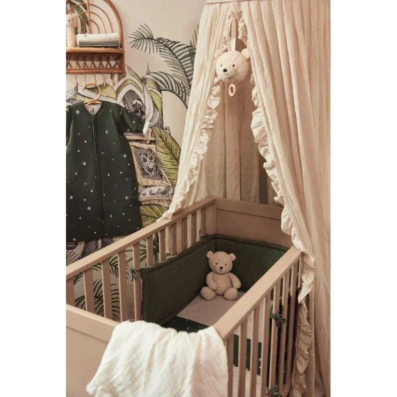 Винтажный балдахин Jollein Ruffle Nougat, 155 см foto