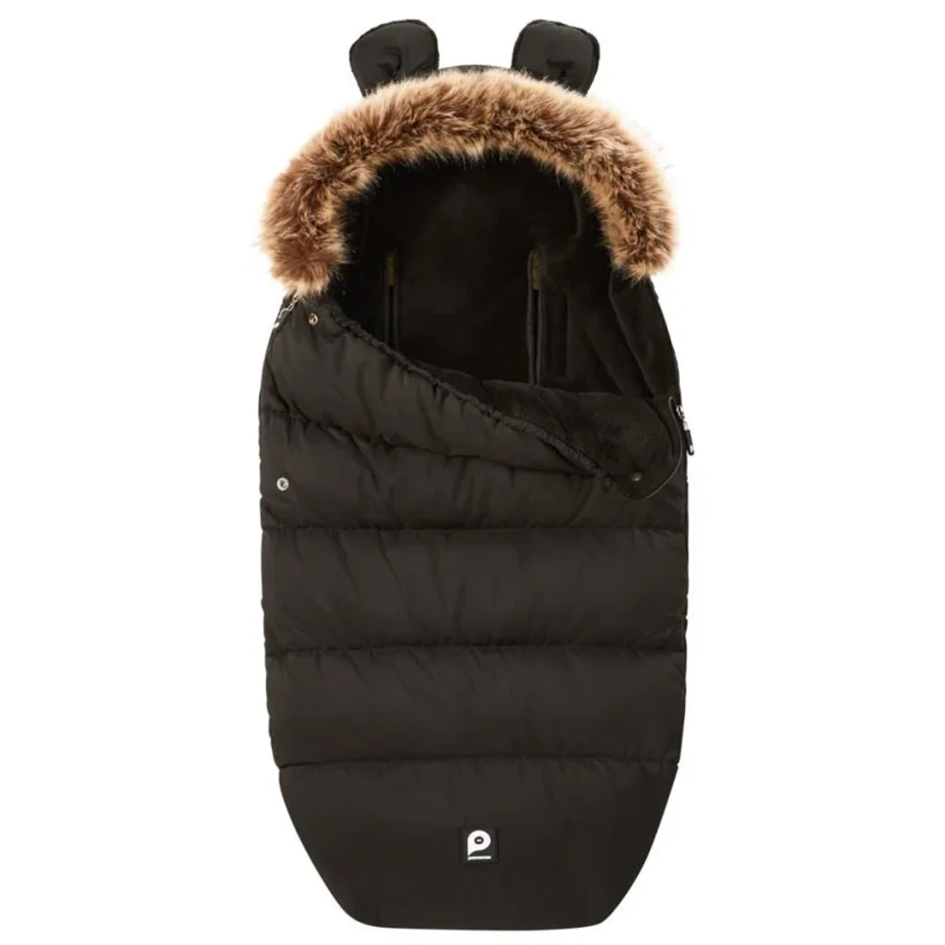 Зимний чехол для коляски Premaman Double Sherpa Black