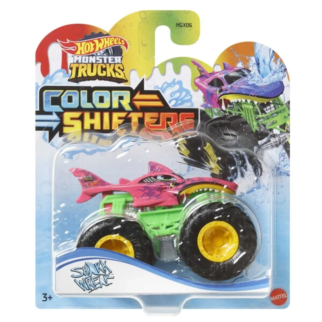 Hot Wheels Monster Trucks меняющий цвет в ассорт.