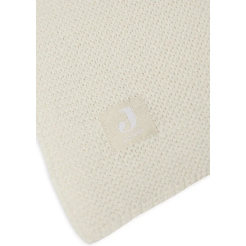 Paturica Jollein Basic Knit Ivory, 100x150 cm