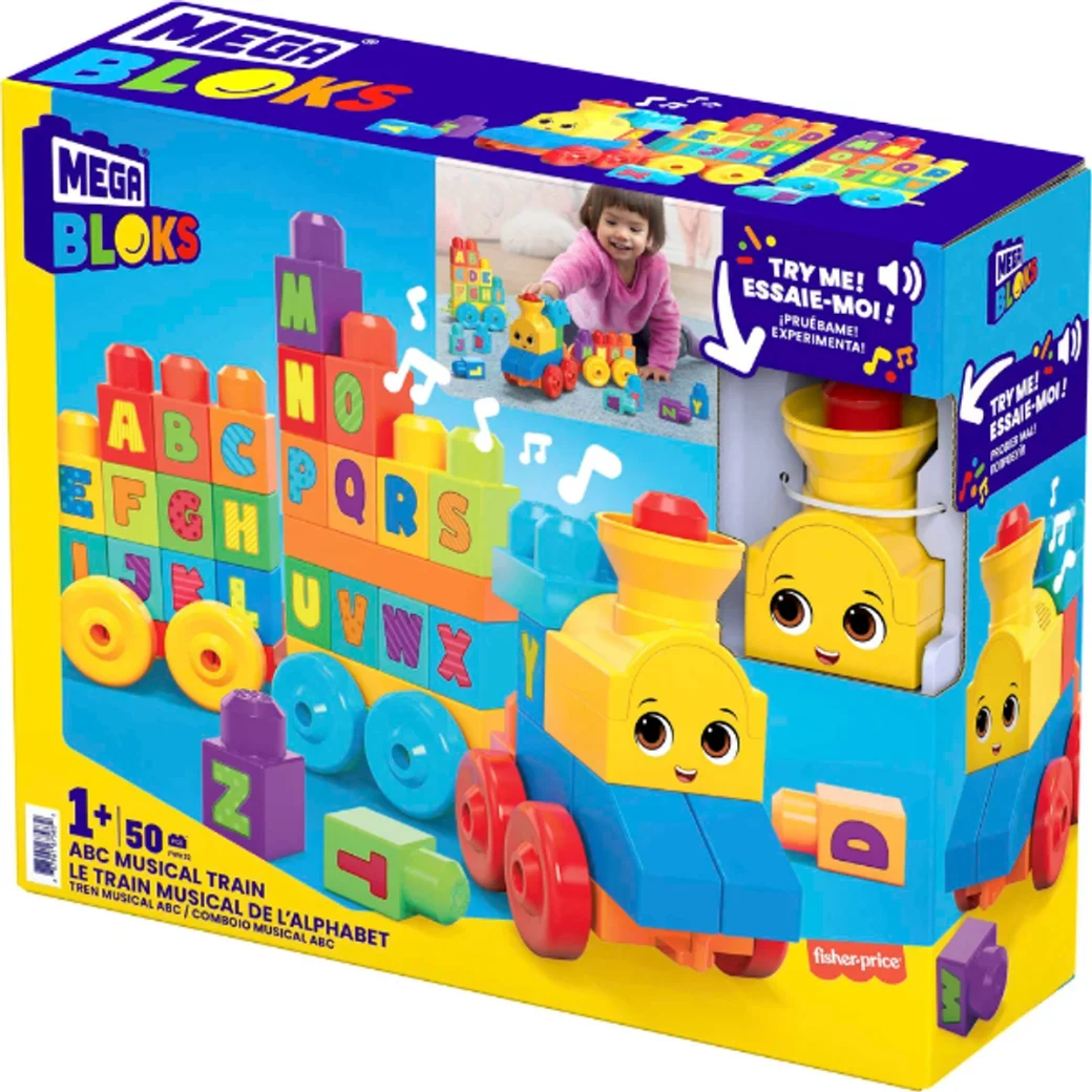 Constructor "Mega Bloks, Trenuleț muzical"