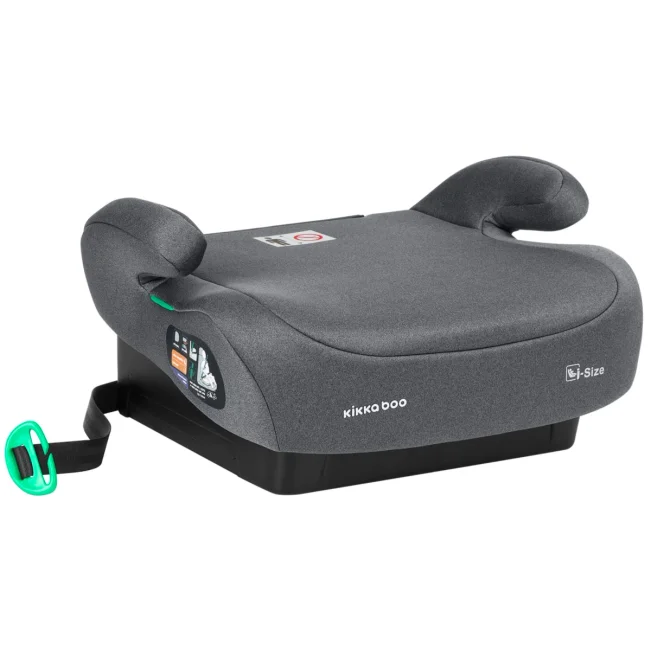 Автокресло-бустер i-Size KikkaBoo i-Go Dark Grey, 125-150 см