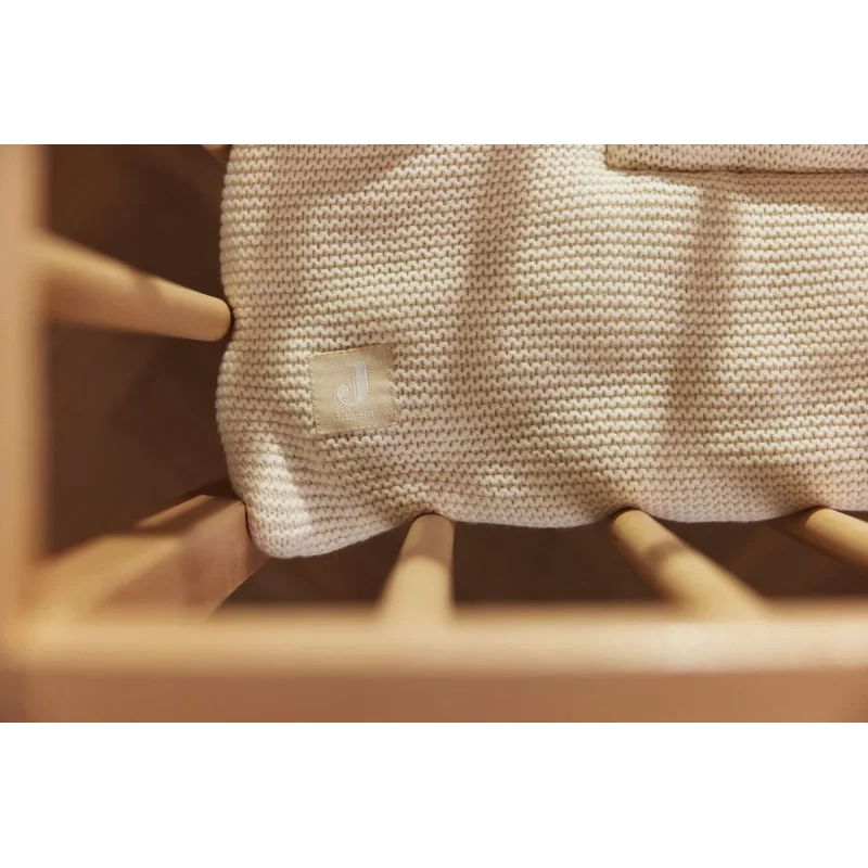Paturica Jollein Basic Knit Ivory, 100x150 cm