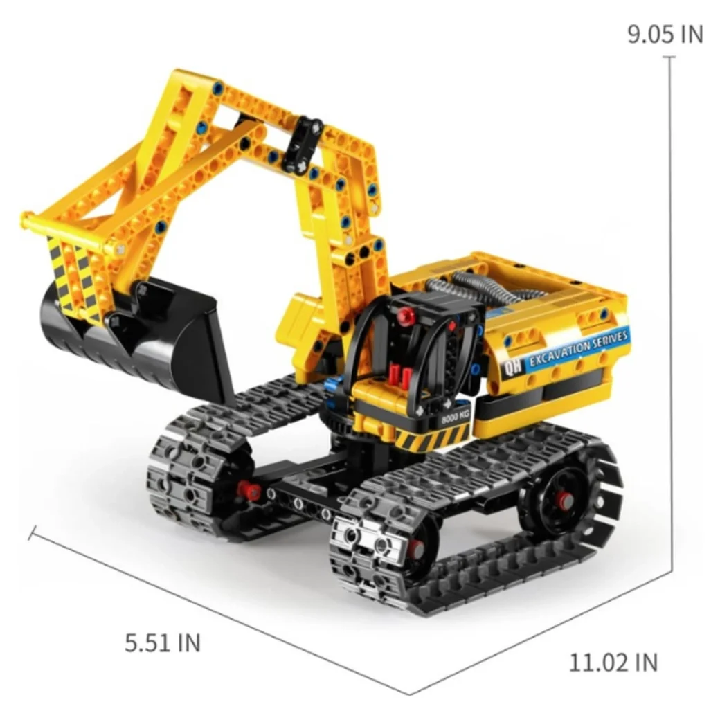 Set de construcție 2 în 1 iM Master Mechanical Master - „Robot - Excavator”, 342 piese