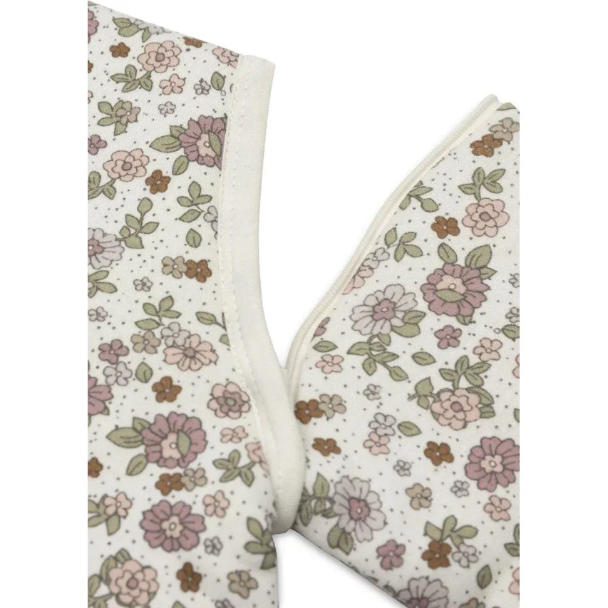 Sac de dormit cu maneci detasabile Jollein Retro Flowers, 70 cm foto