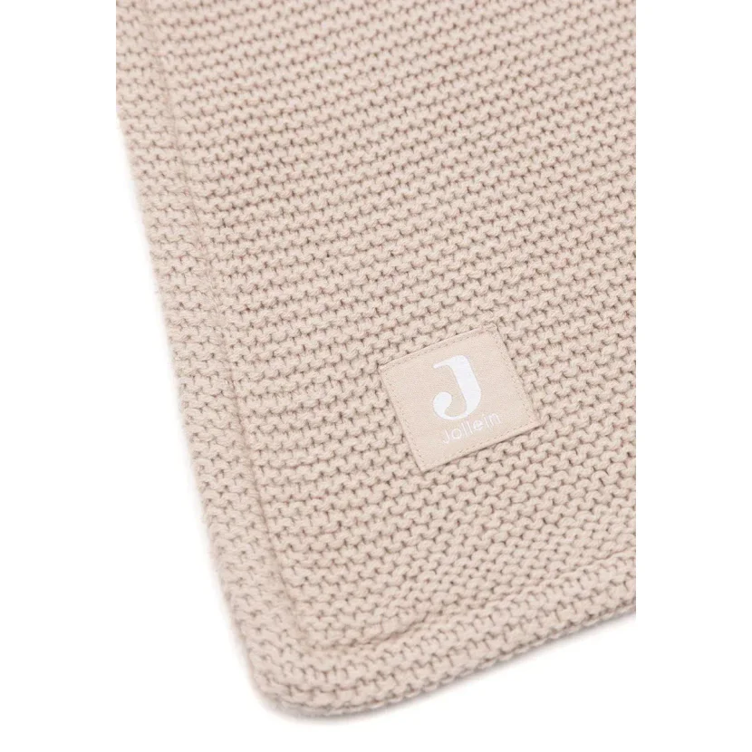 Paturica Jollein Basic Knit Wild Rose/Fleece, 100x150 cm foto