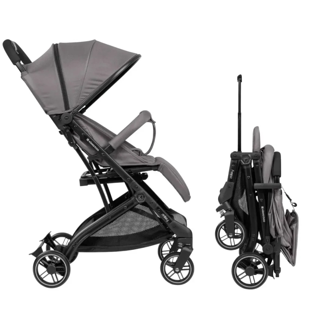 Carucior de plimbare KikkaBoo Miley Dark Grey foto
