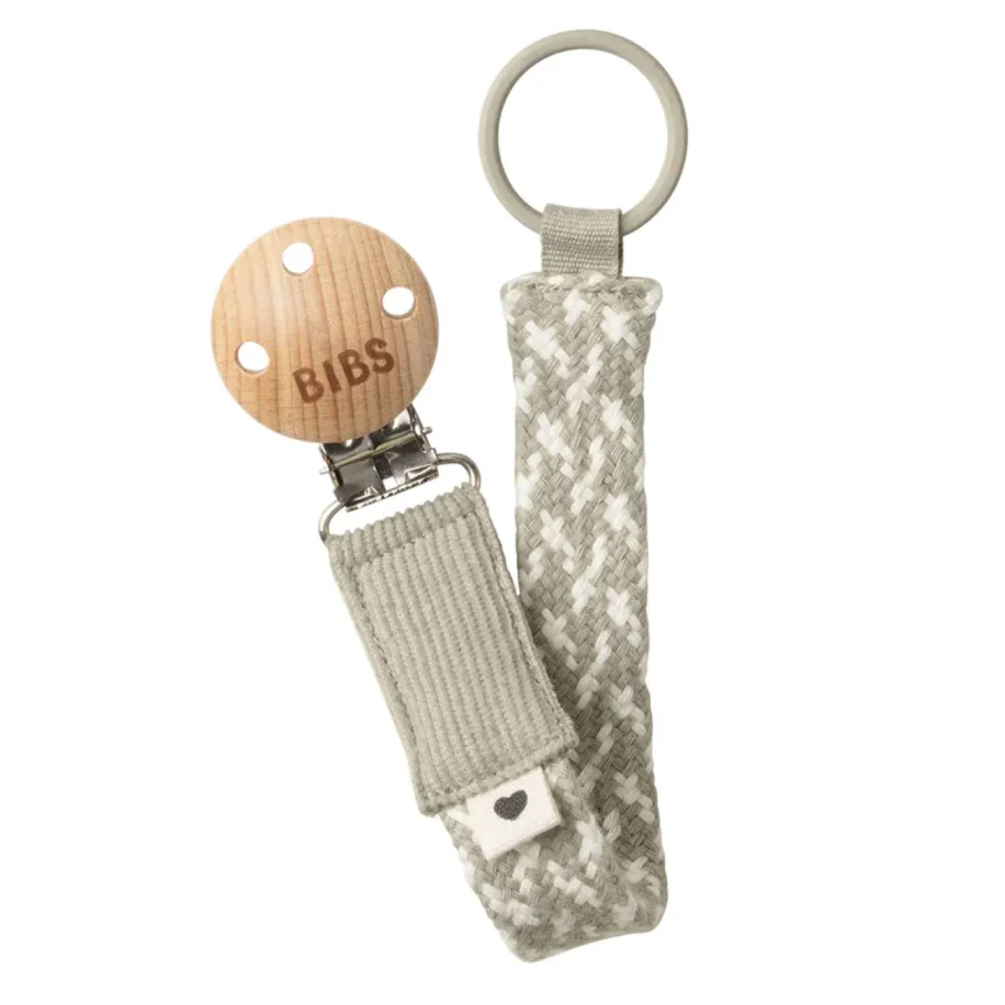 Lantisor clip pentru suzeta BIBS Sand/Ivory foto