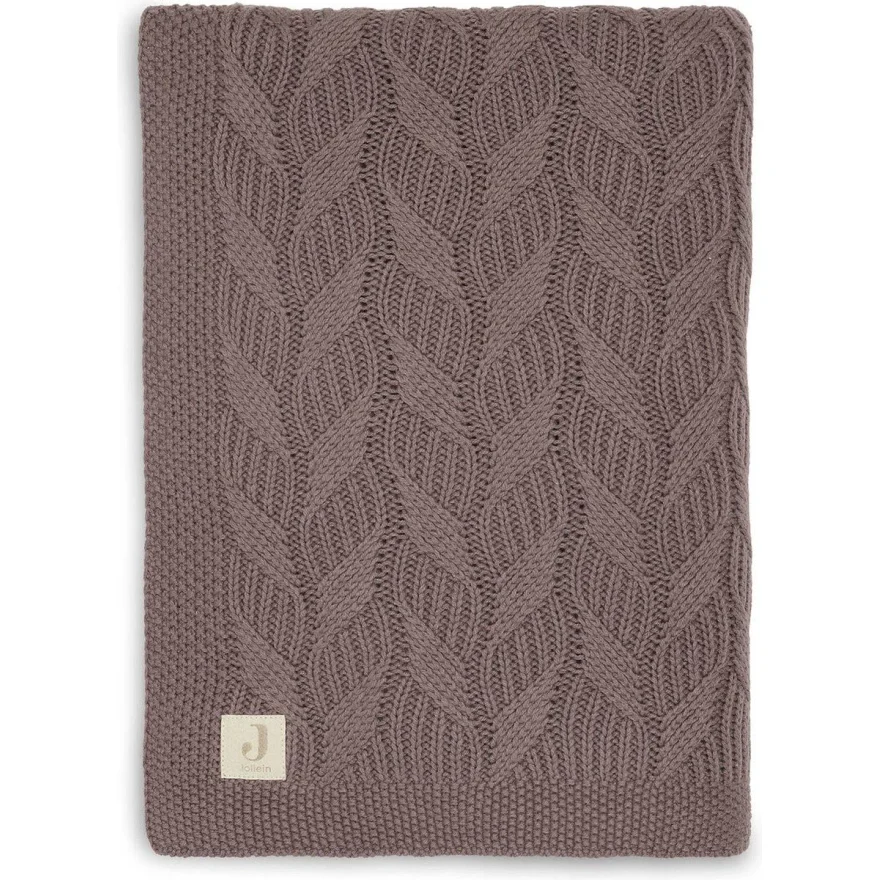 Paturica Jollein Spring Knit Chestnut, 100x150 cm foto