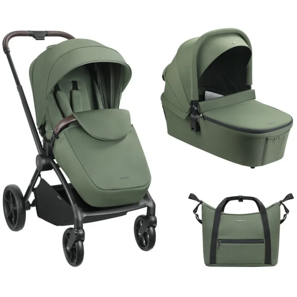 Коляска 2 в 1 KikkaBoo Kara Army Green