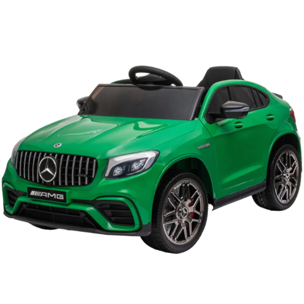 Masinuta electrica MERCEDES-BENZ AMG GLC 63S, 12V7Ah, motor 390x2, roti EVA