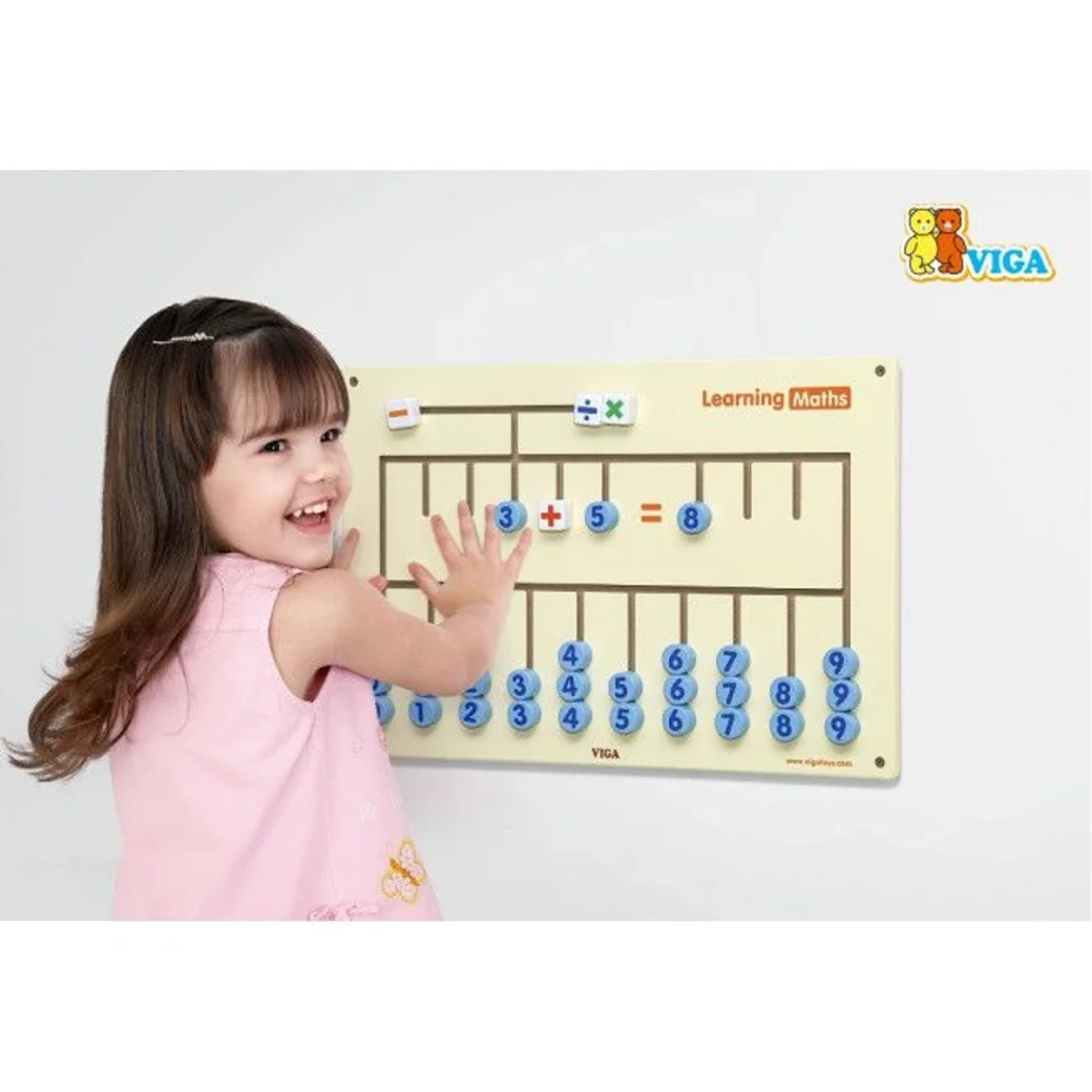 Busyboard (de perete) "Învațăm matematica"