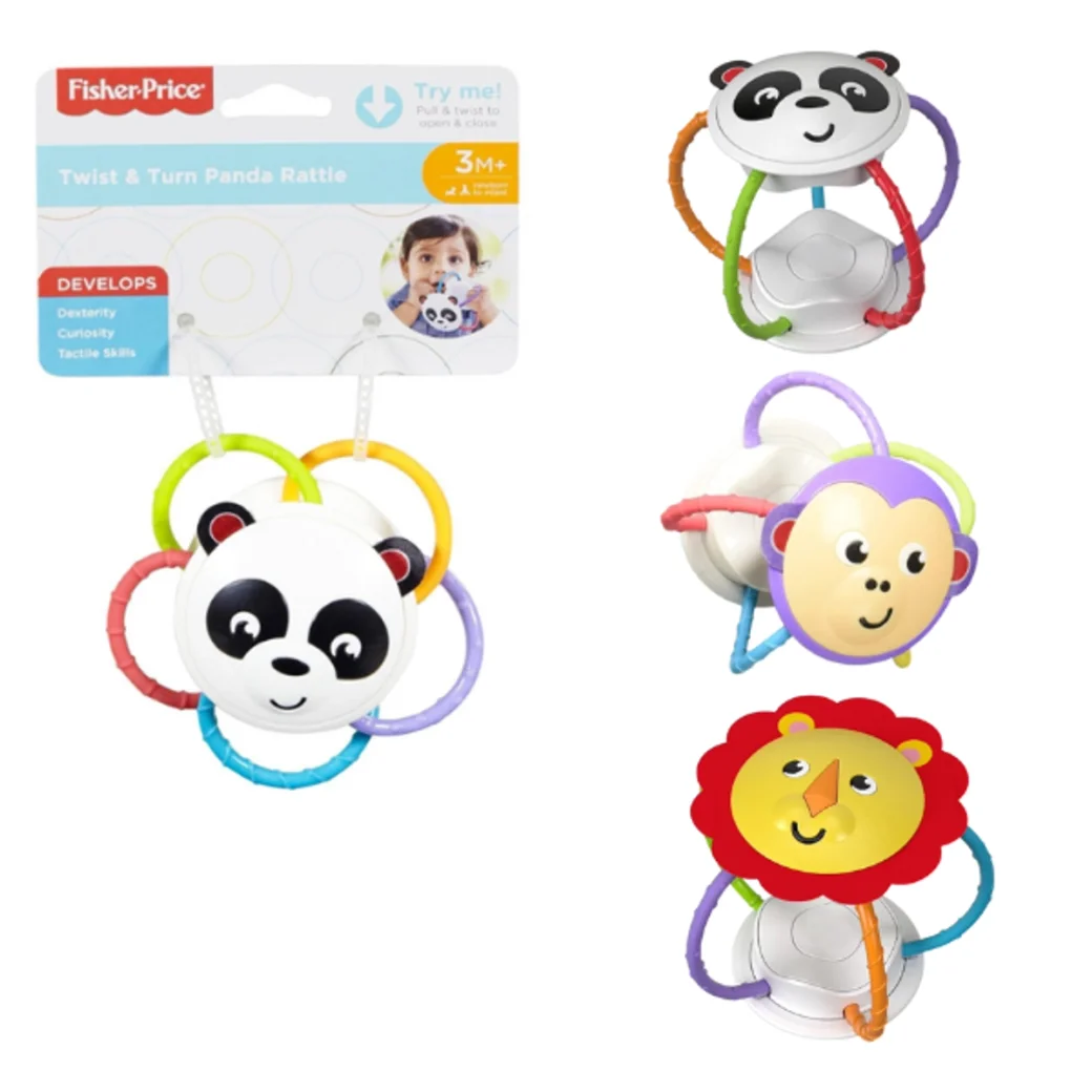 Fisher-Price Погремушка - прорезыватель "Зверушка", в ассортименте