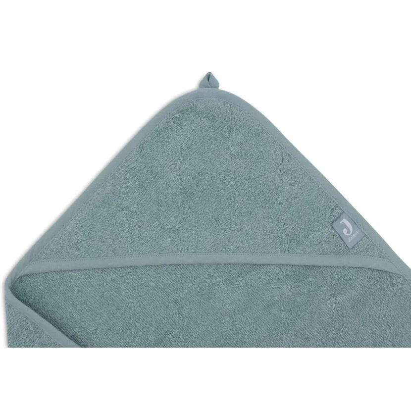 Prosop cu gluga Jollein Terry Sea Green, 75x75 cm
