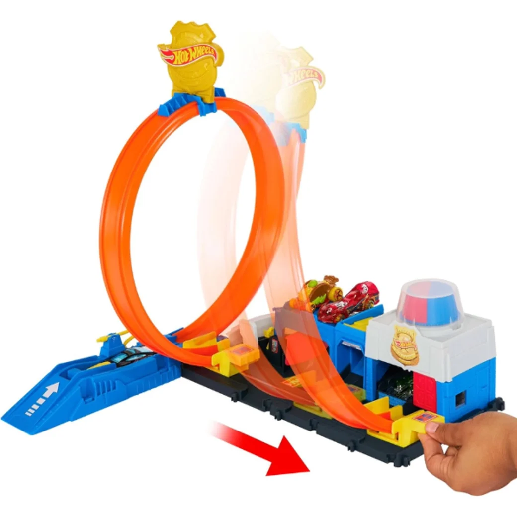 Setul de joacă Hot Wheels City "Secția de Poliție"