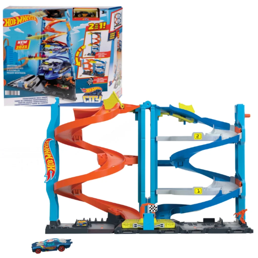 Hot Wheels Set de joc "Turn-transformer de curse urbane"