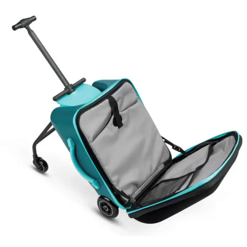 Troller Micro Ride On Luggage Eazy Weekender Forest Green foto